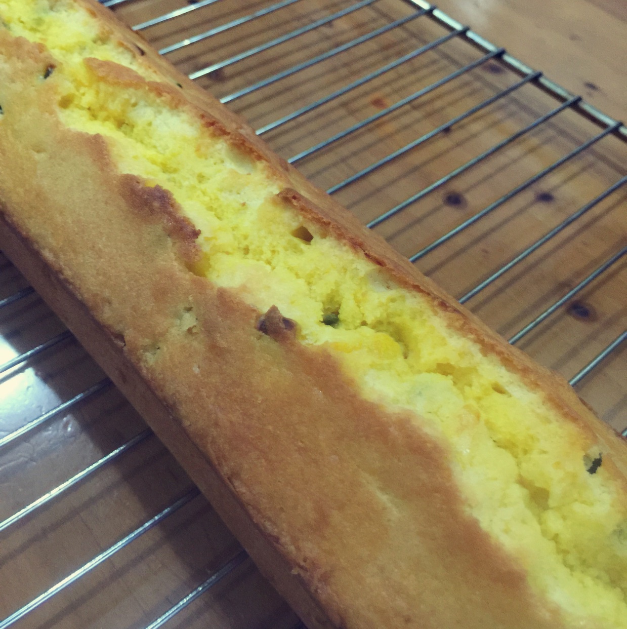 轻盈百香果磅蛋糕