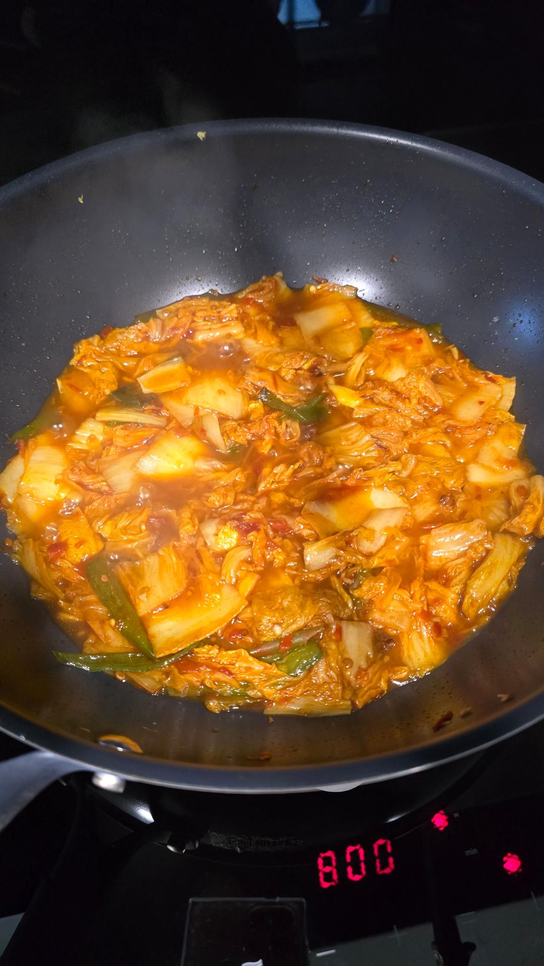 豆瓣酱炒白菜