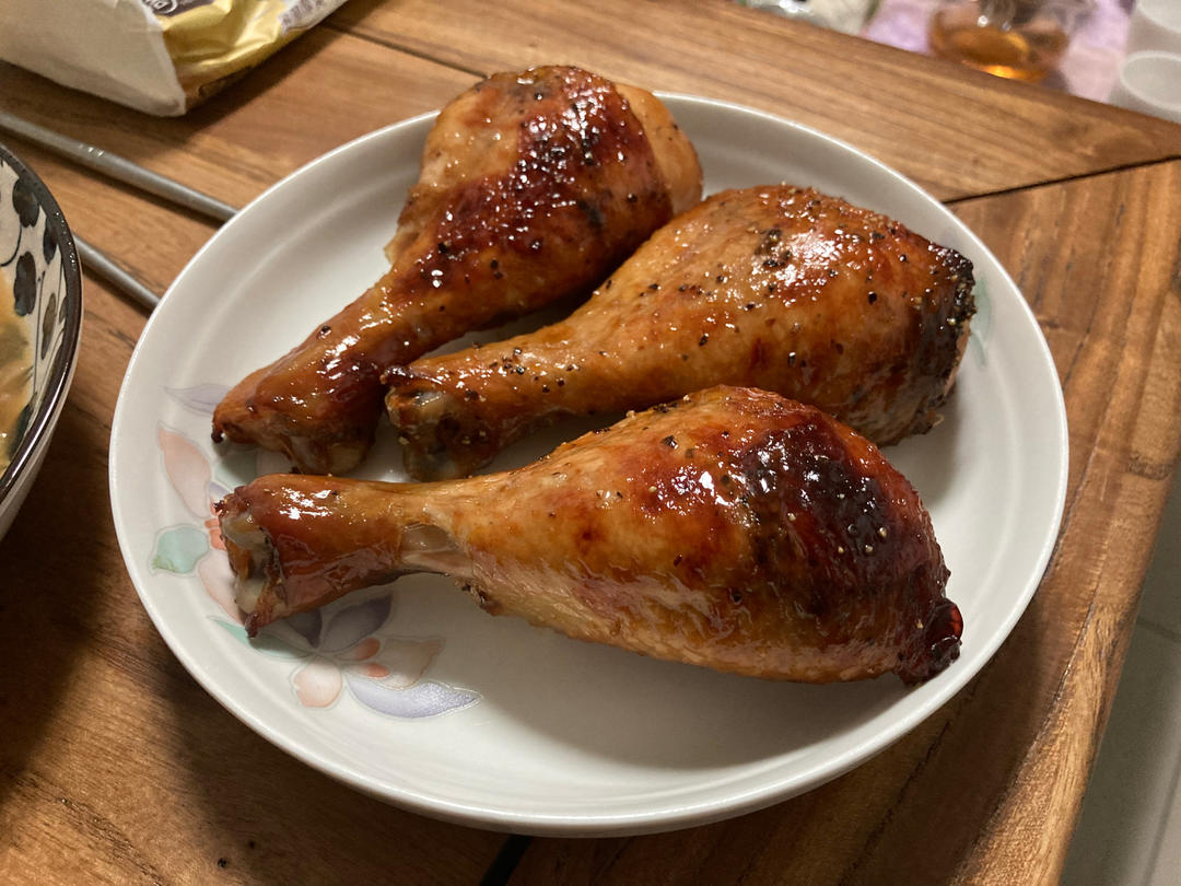 脆皮烤鸡腿