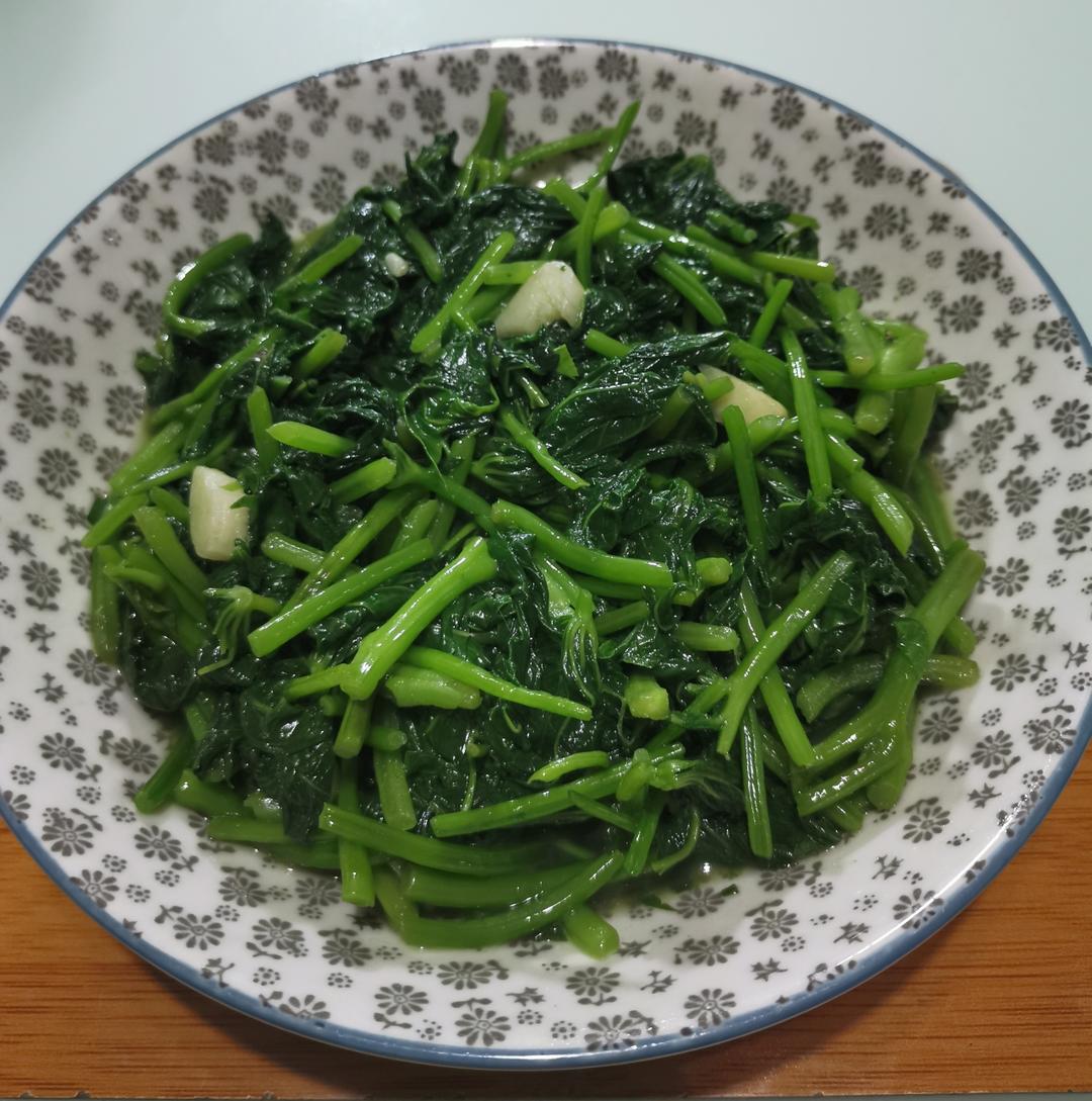 💥蒜蓉炒红薯叶