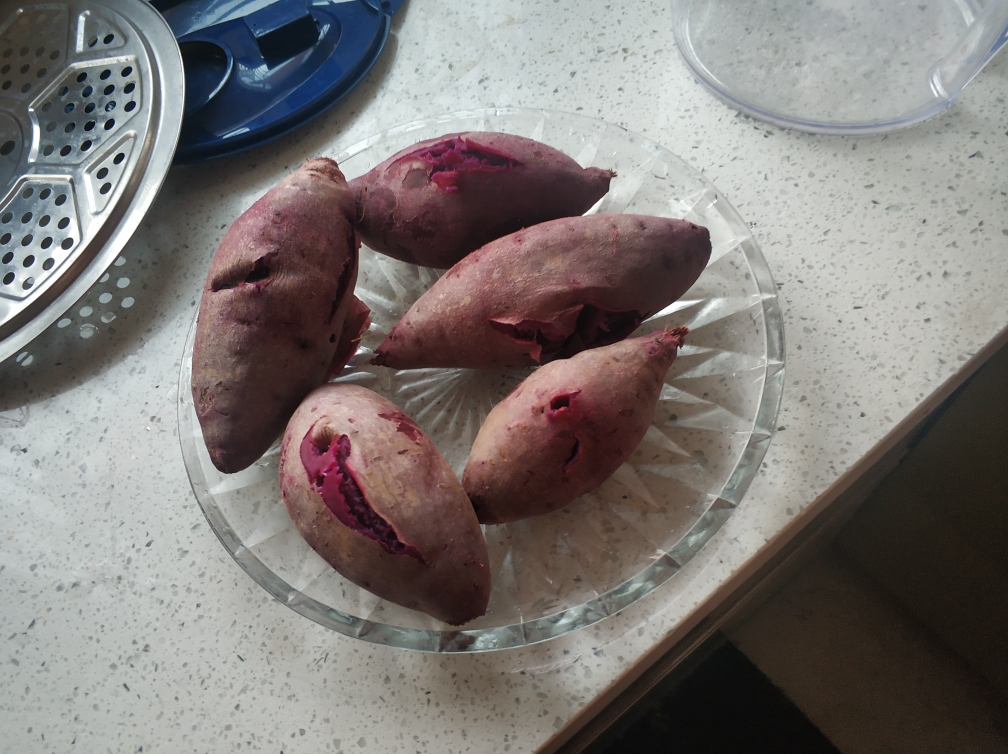 老婆爱吃的蒸紫薯 好吃又减脂