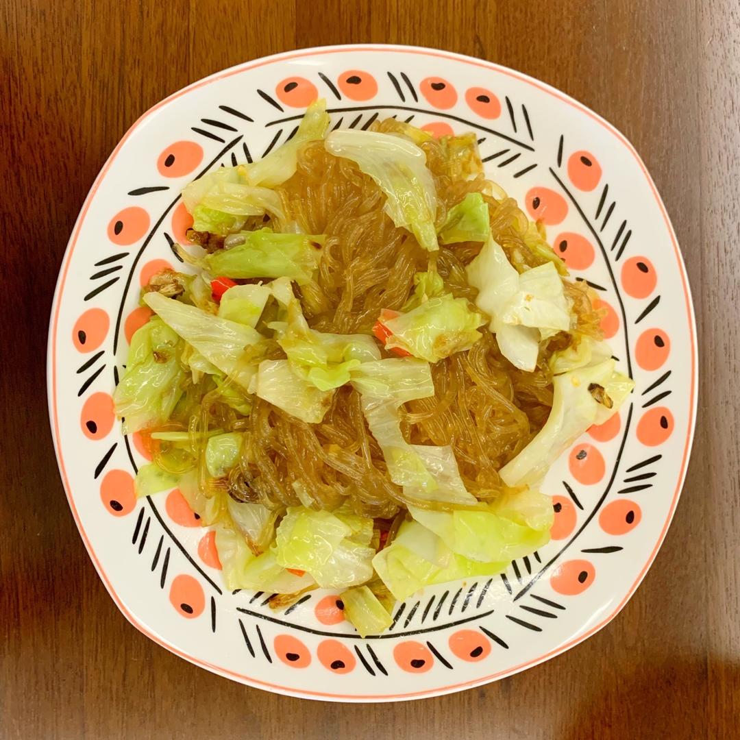 圆白菜炒粉条