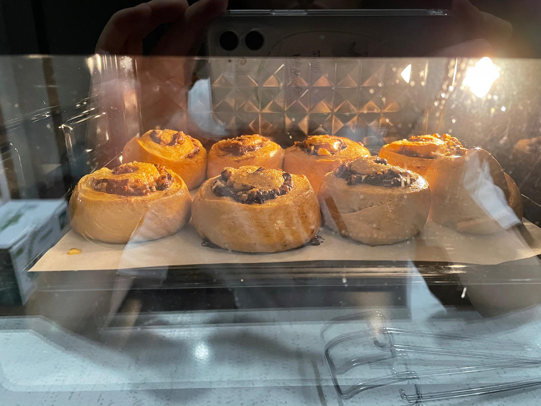 纯手揉红糖肉桂面包卷