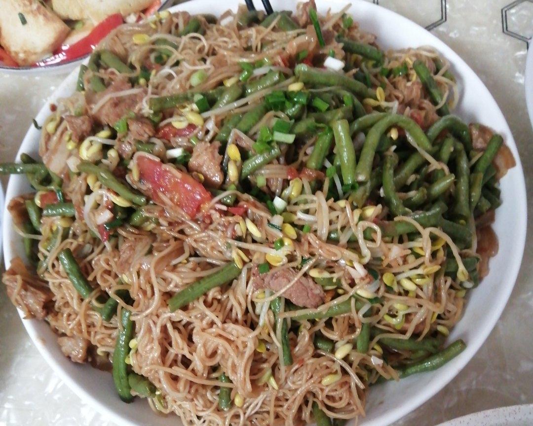 简单易做好吃的豆角焖面的做法