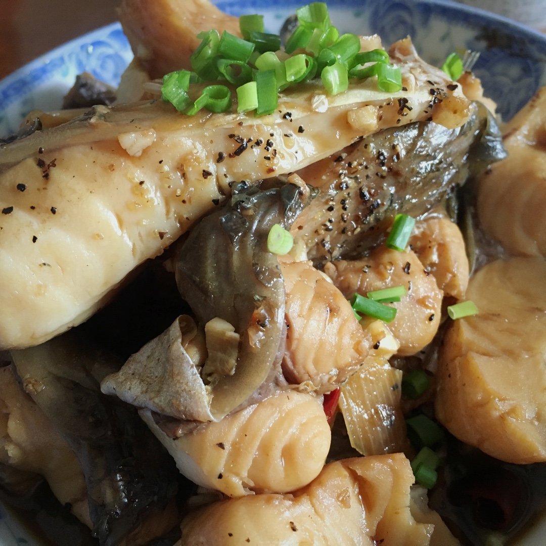 niko2006做的青椒焖鱼块