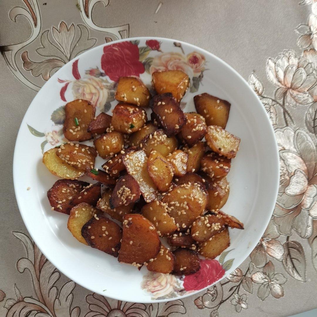 烧烤风味的土豆小香肠