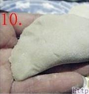 豆沙软角的做法 步骤10