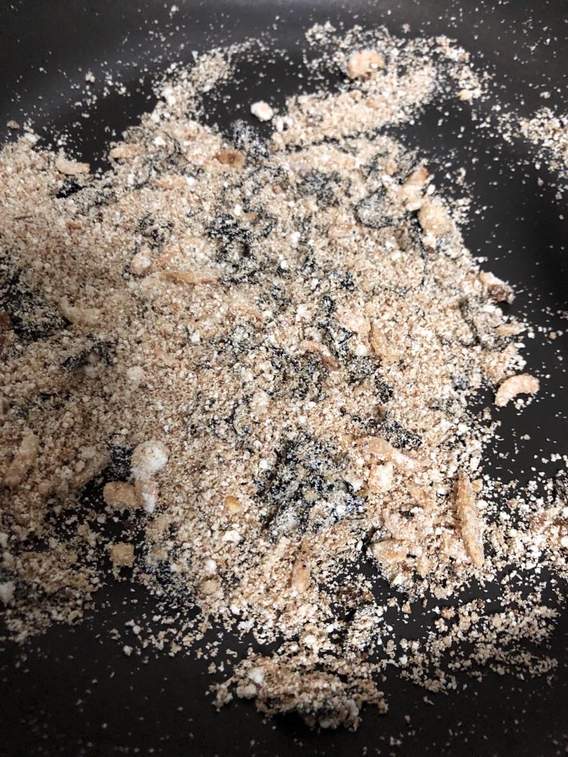 遭丢弃的豆渣变废为宝～豆松（素肉松）