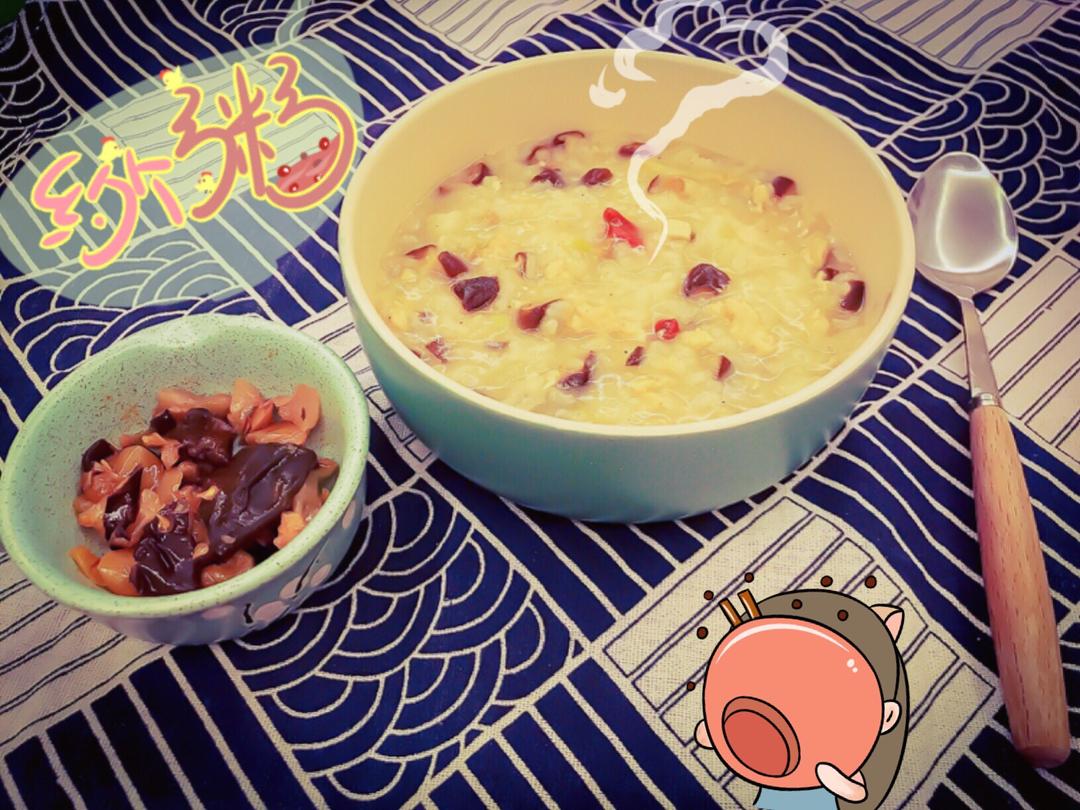 电饭锅香菇鸡肉粥的做法