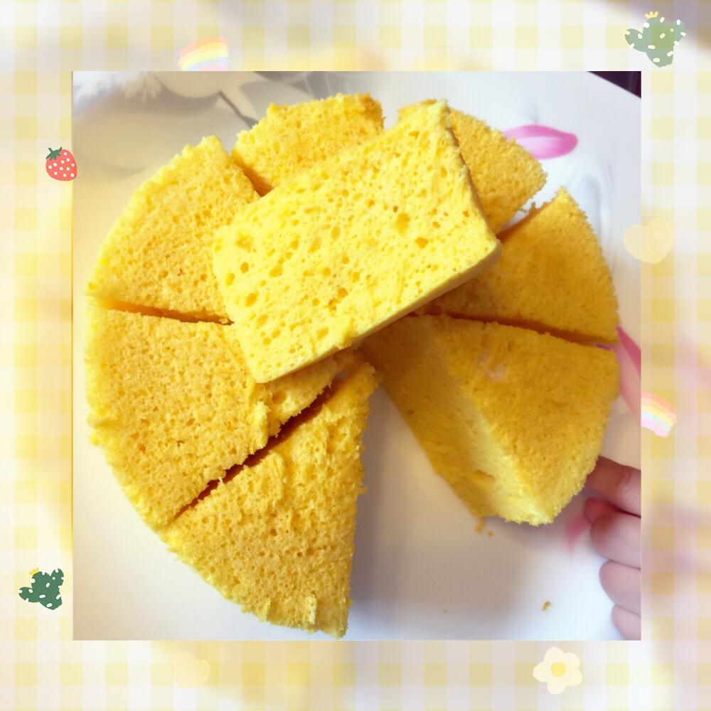 宝宝辅食—南瓜蒸蛋糕的做法