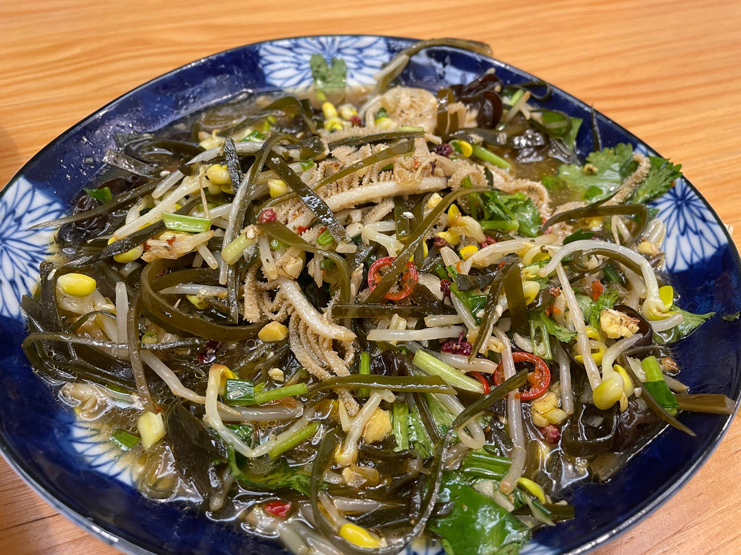 凉拌牛百叶 炝毛肚