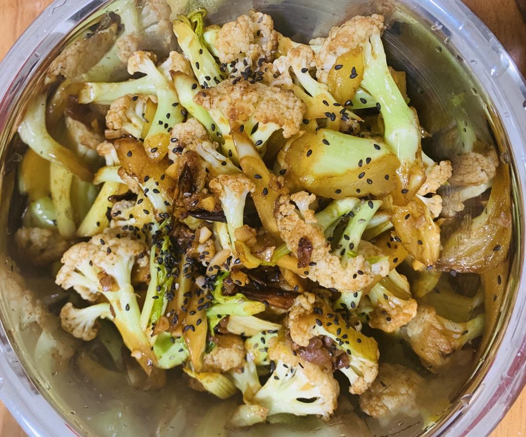 和饭店一个味道的干锅花菜