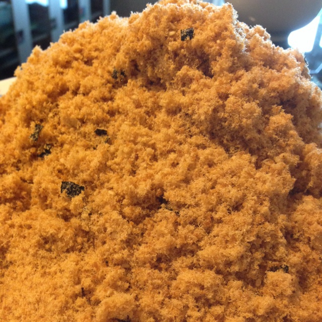 自制面包机肉松