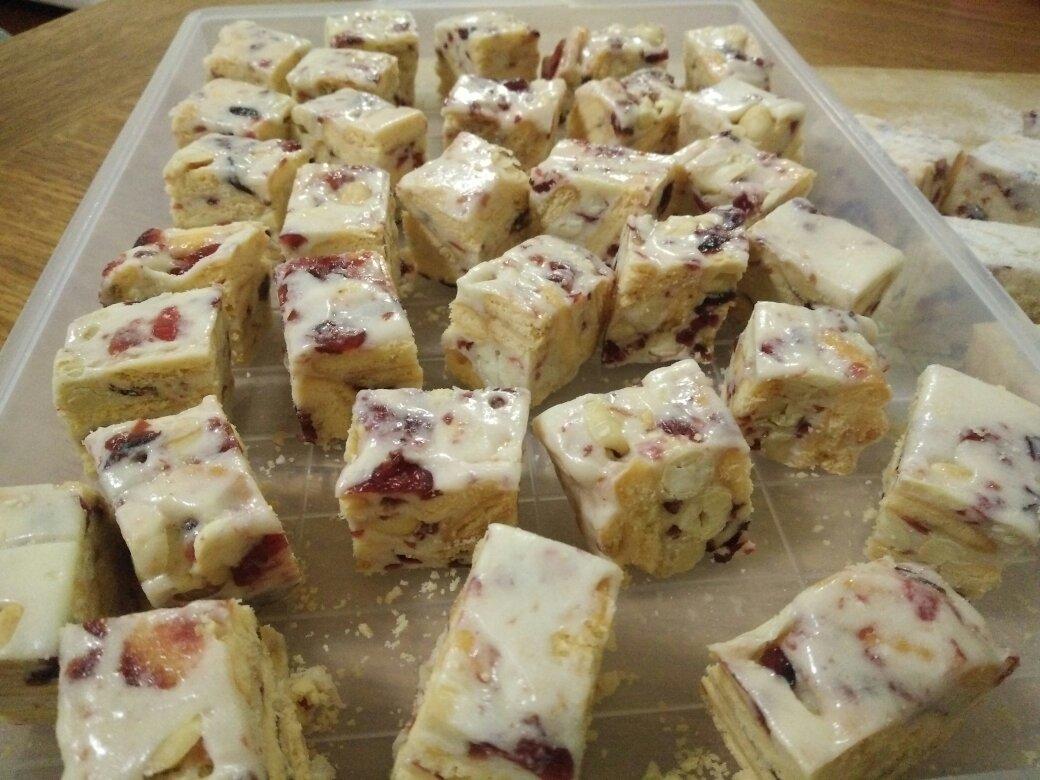 日月双煞做的棉花糖版玫瑰花瓣雪花酥