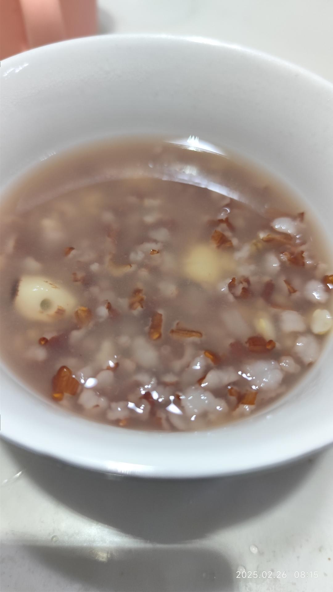 红米燕麦米莲子粥