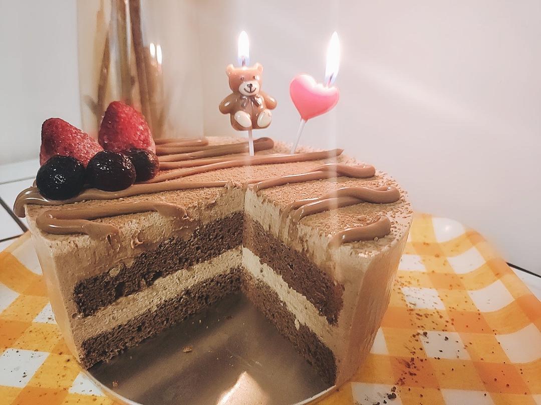 第一次就会成功的巧克力慕斯蛋糕（6寸）