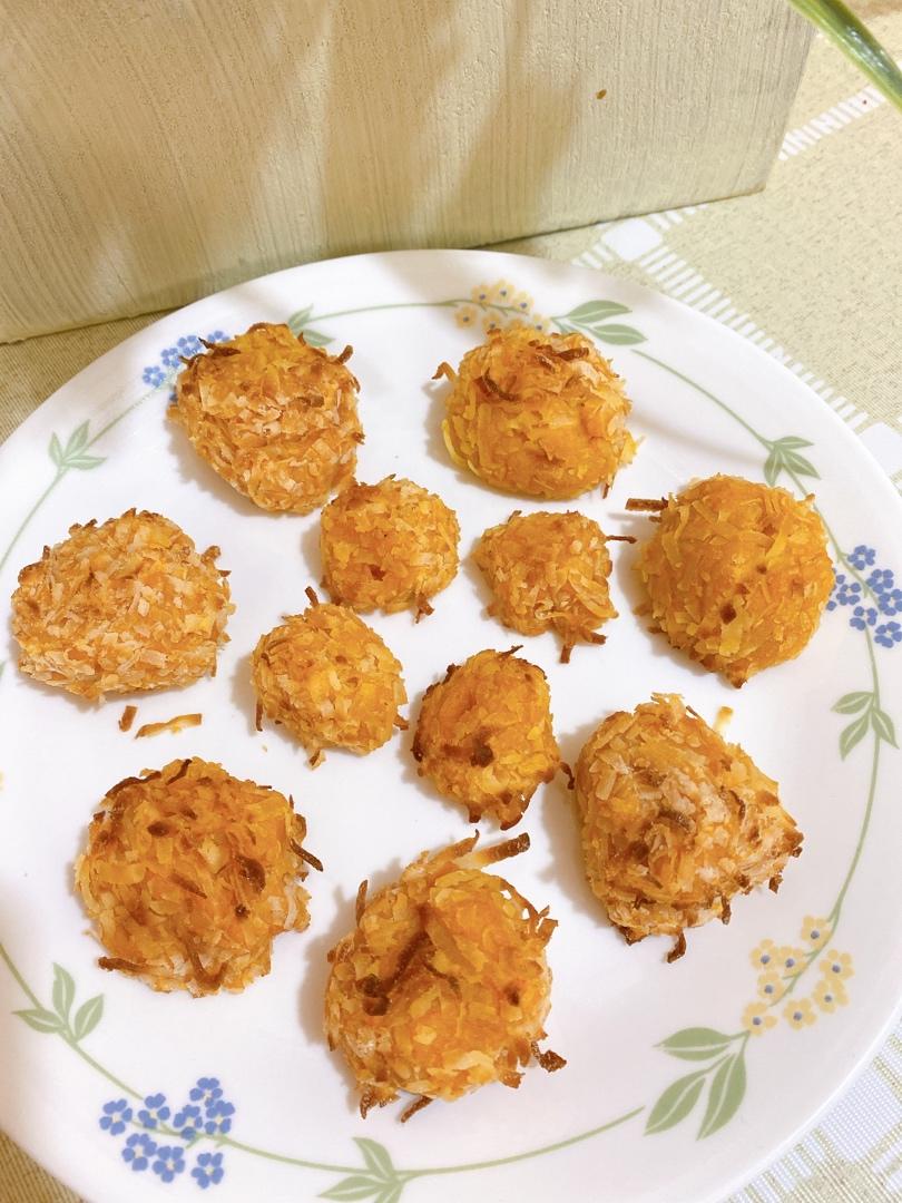 椰蓉红薯紫薯糯米球