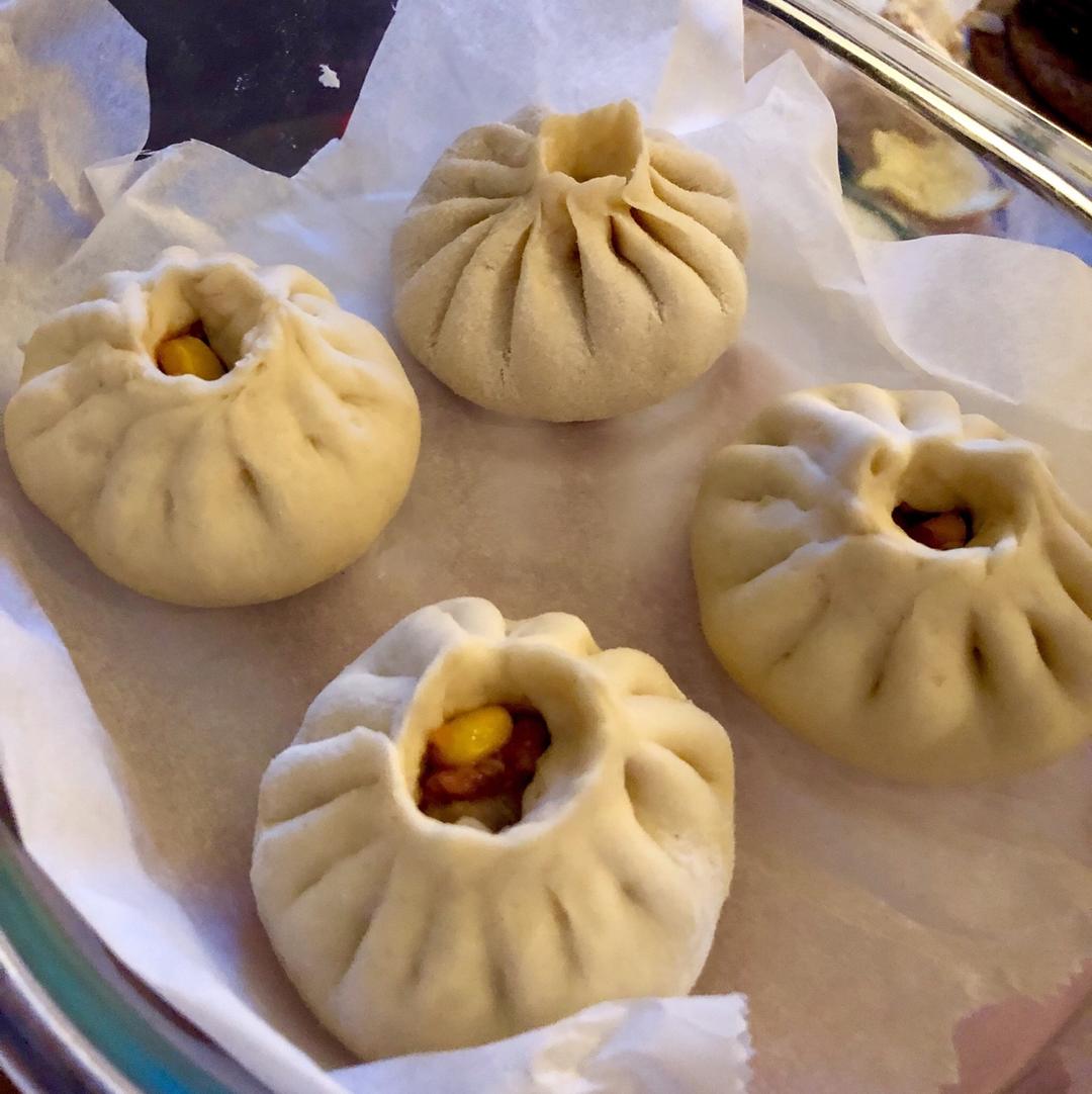 霉干菜肉包(一次发酵)