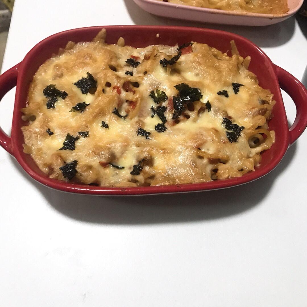 芝士焗番茄肉酱意大利面