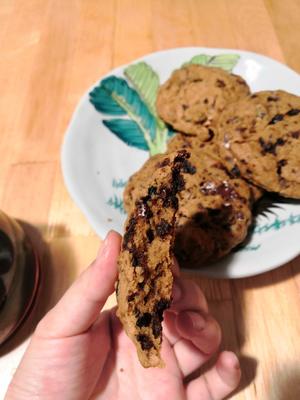 chocolate chip cookies美式超大巧克力软曲奇的做法 步骤6
