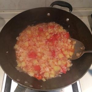 洋葱土豆番茄烩饭的做法 步骤6