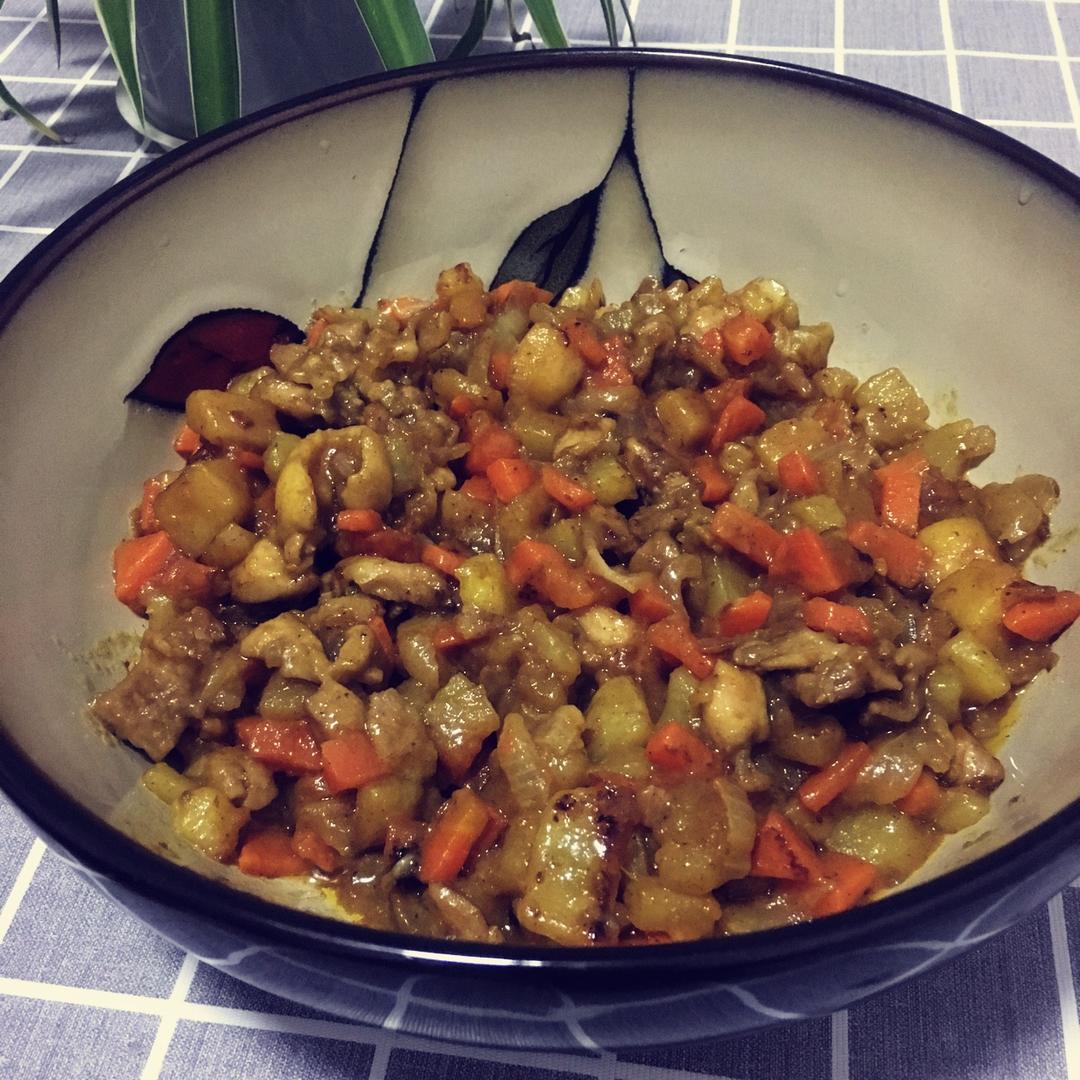 土豆咖喱鸡肉