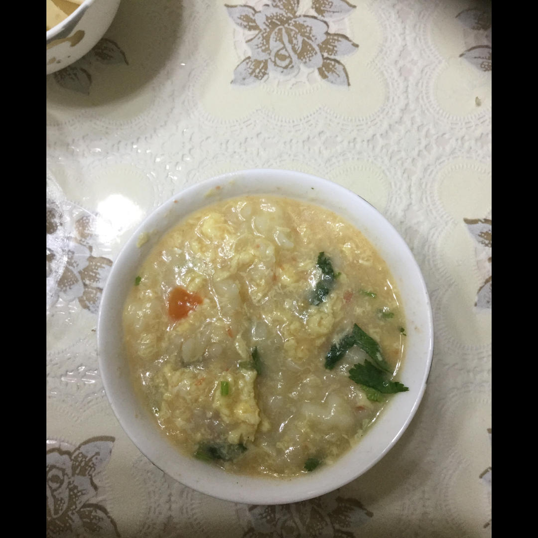 西红柿鸡蛋疙瘩汤