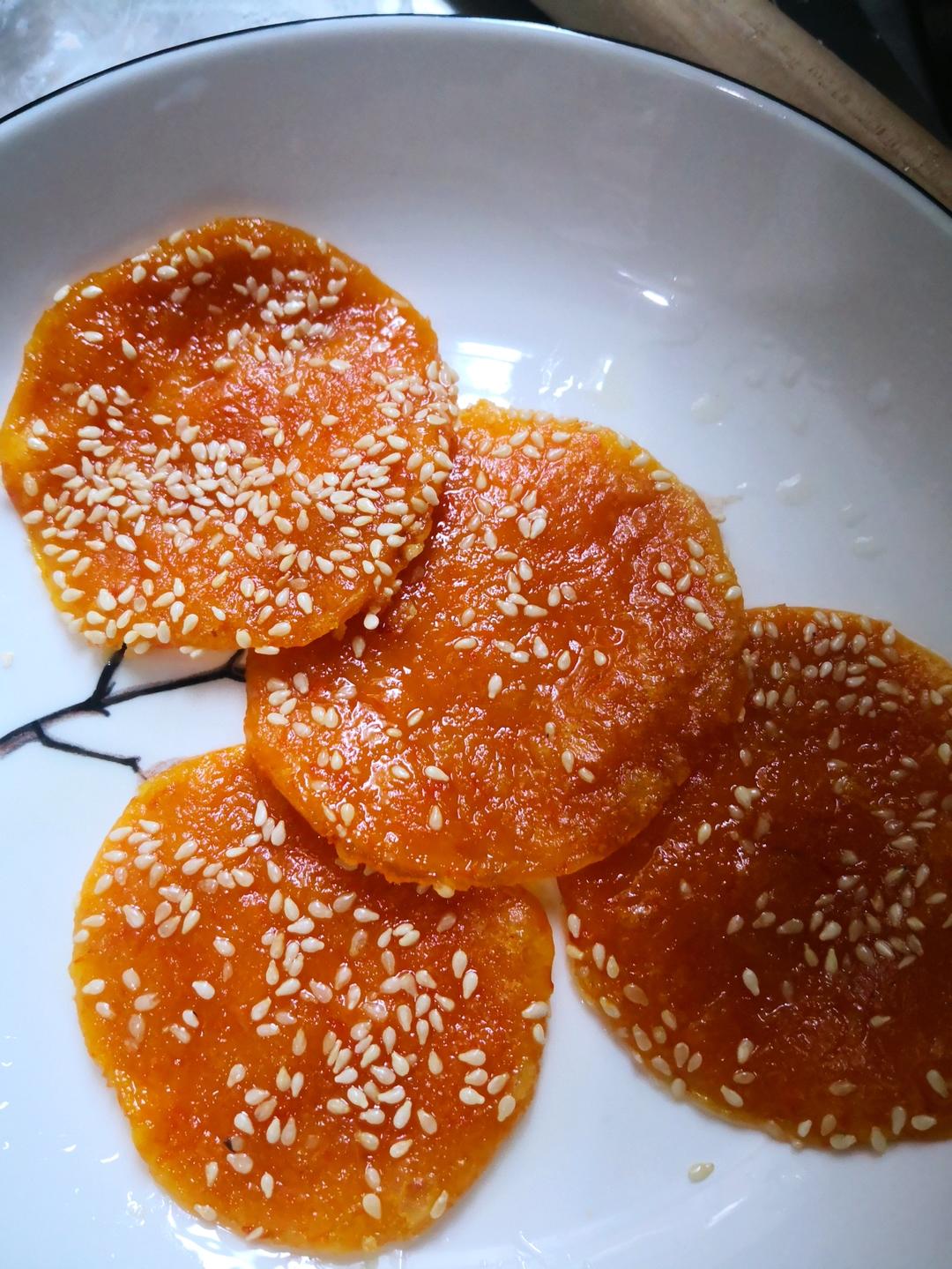 不用一滴水的家常南瓜饼