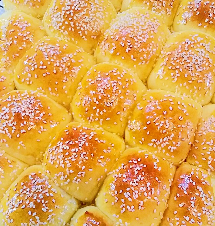 超柔软的波兰种甜面包（厨师机快速揉面出手套膜技巧）