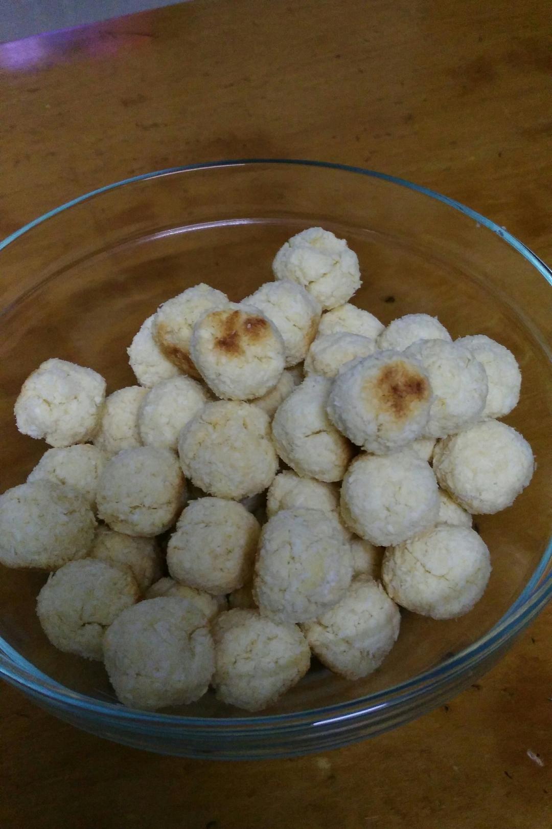 【视频】椰蓉小酥球（消耗蛋黄）童年美食