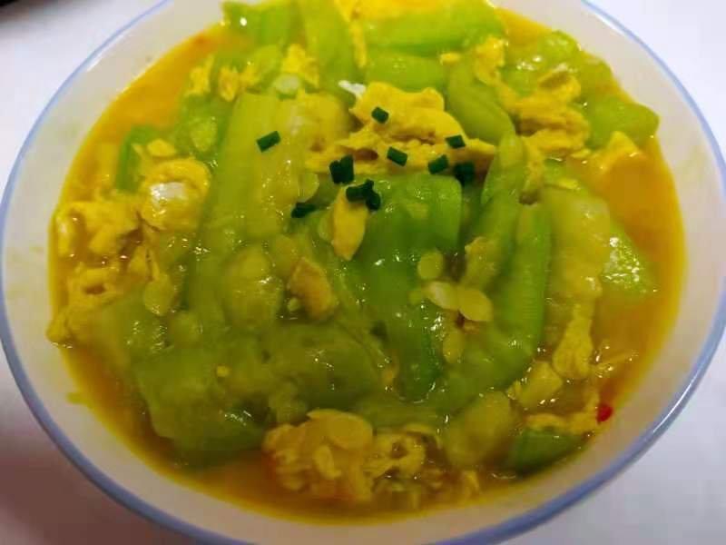 丝瓜炒鸡蛋5分钟夏日防暑快炒