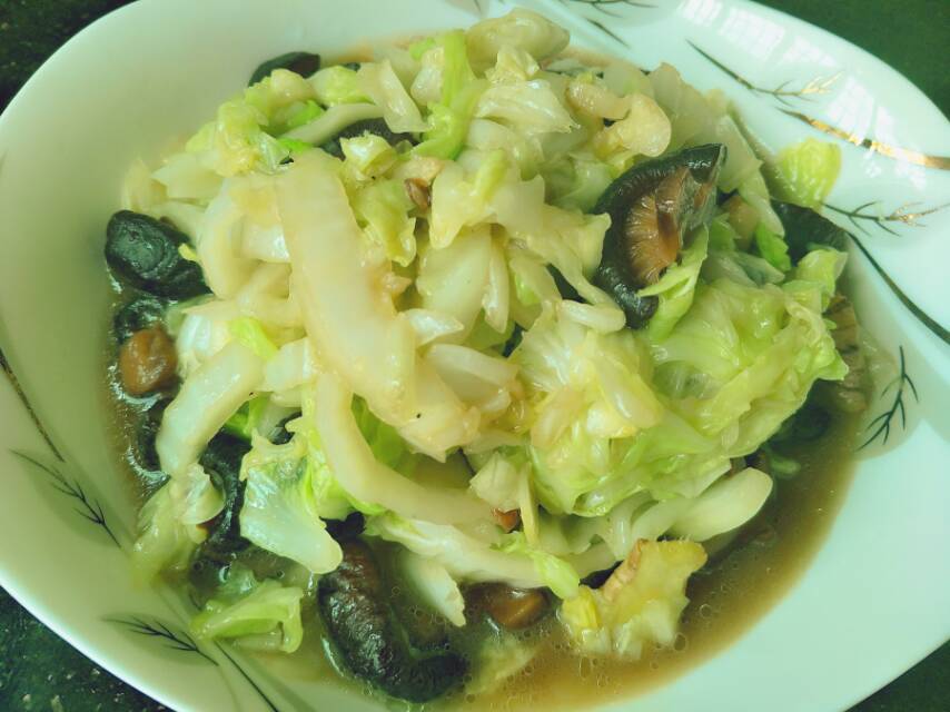 香菇烩大白菜