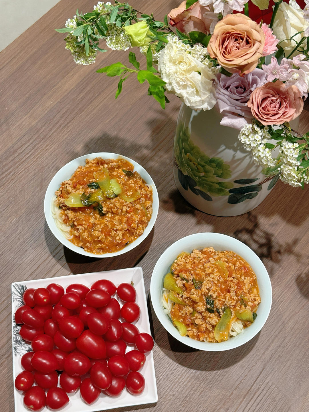 番茄肉末拌面