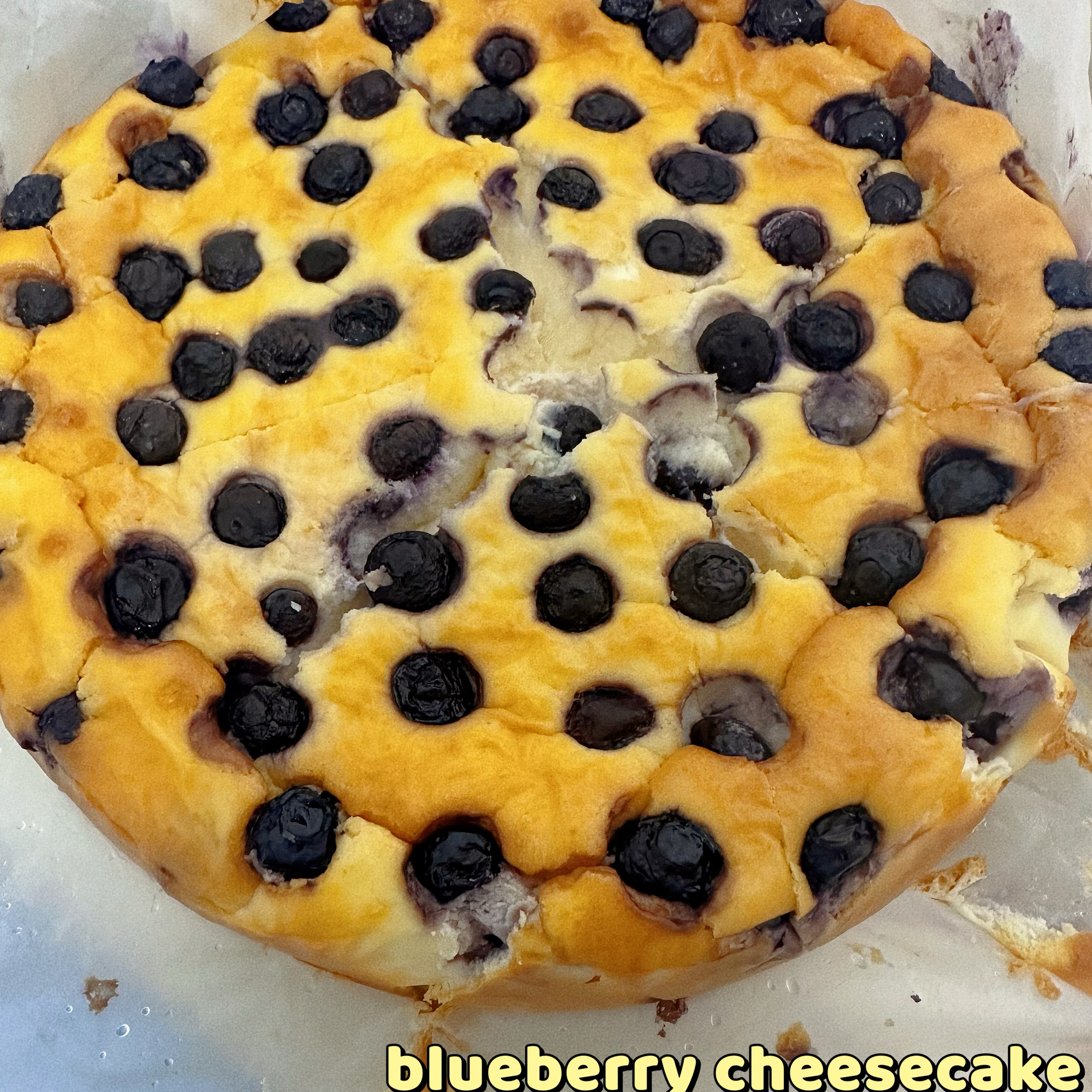 蓝莓🫐酸奶酥粒芝士蛋糕｜免打发0️⃣难度