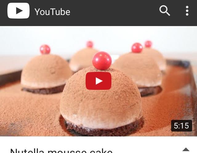 【Nutella Mousse Cake】的做法