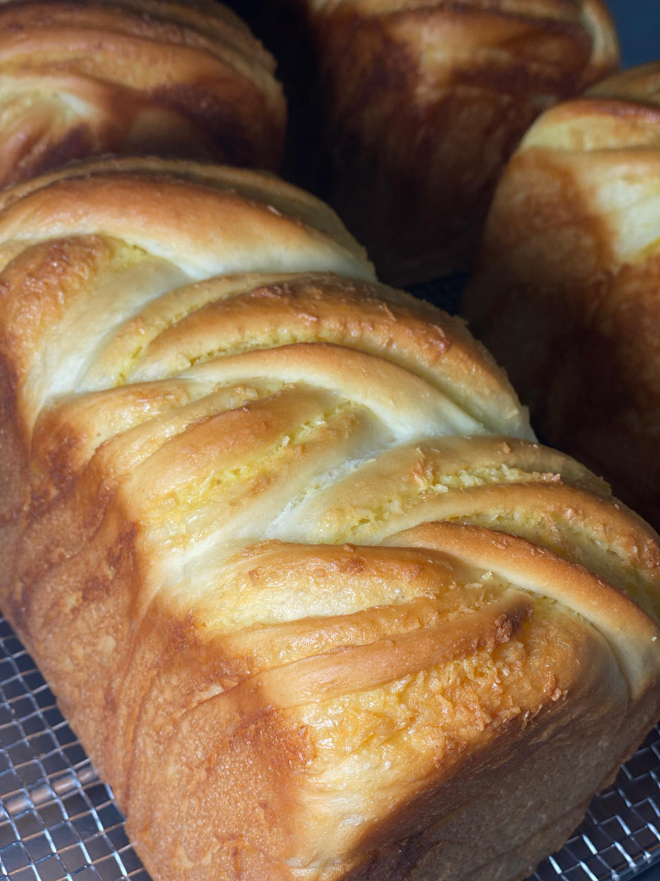 椰蓉满满吐司！幸福的味道。