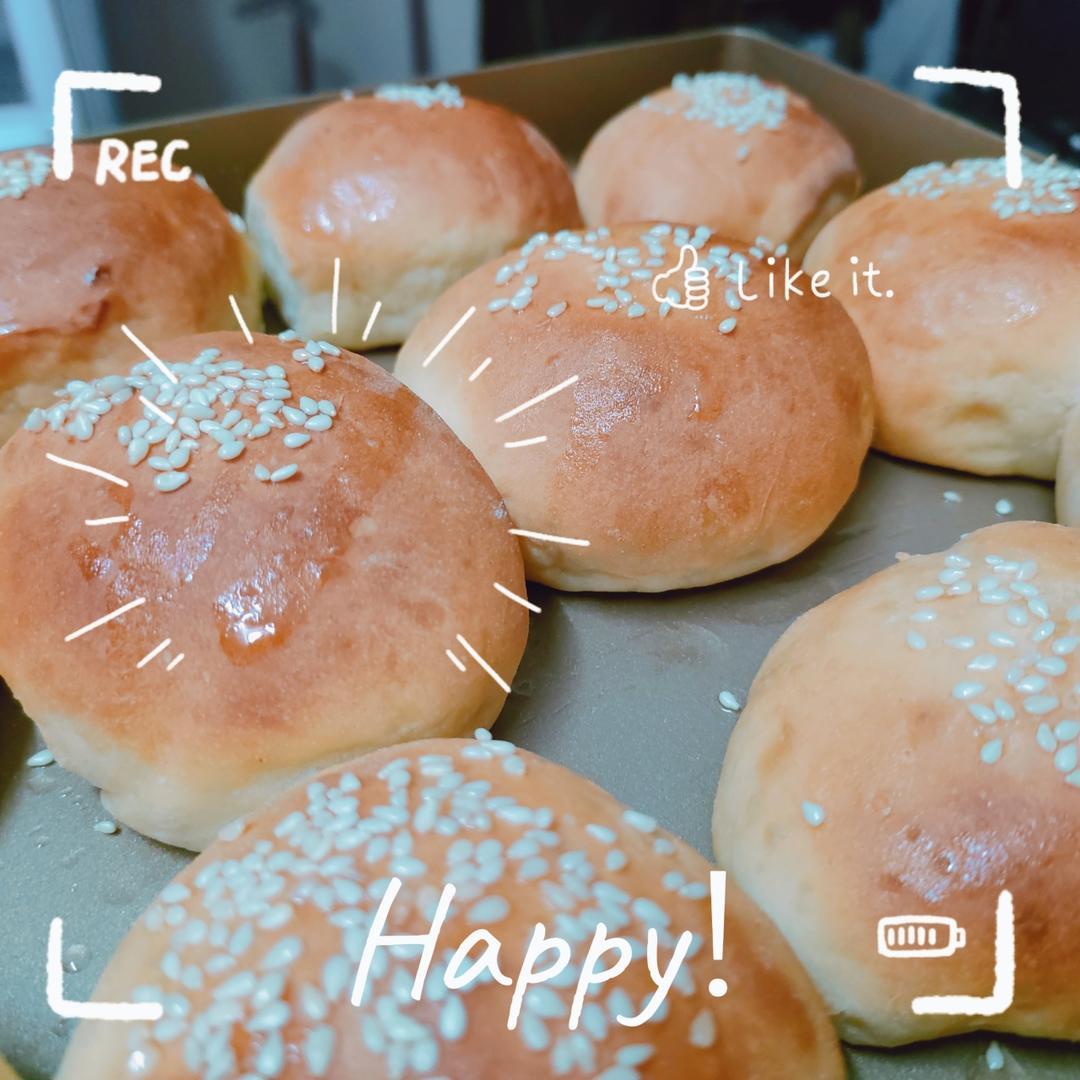 家常版蜂蜜小面包 搭配热牛奶营养早餐好味道 做法简单味道好