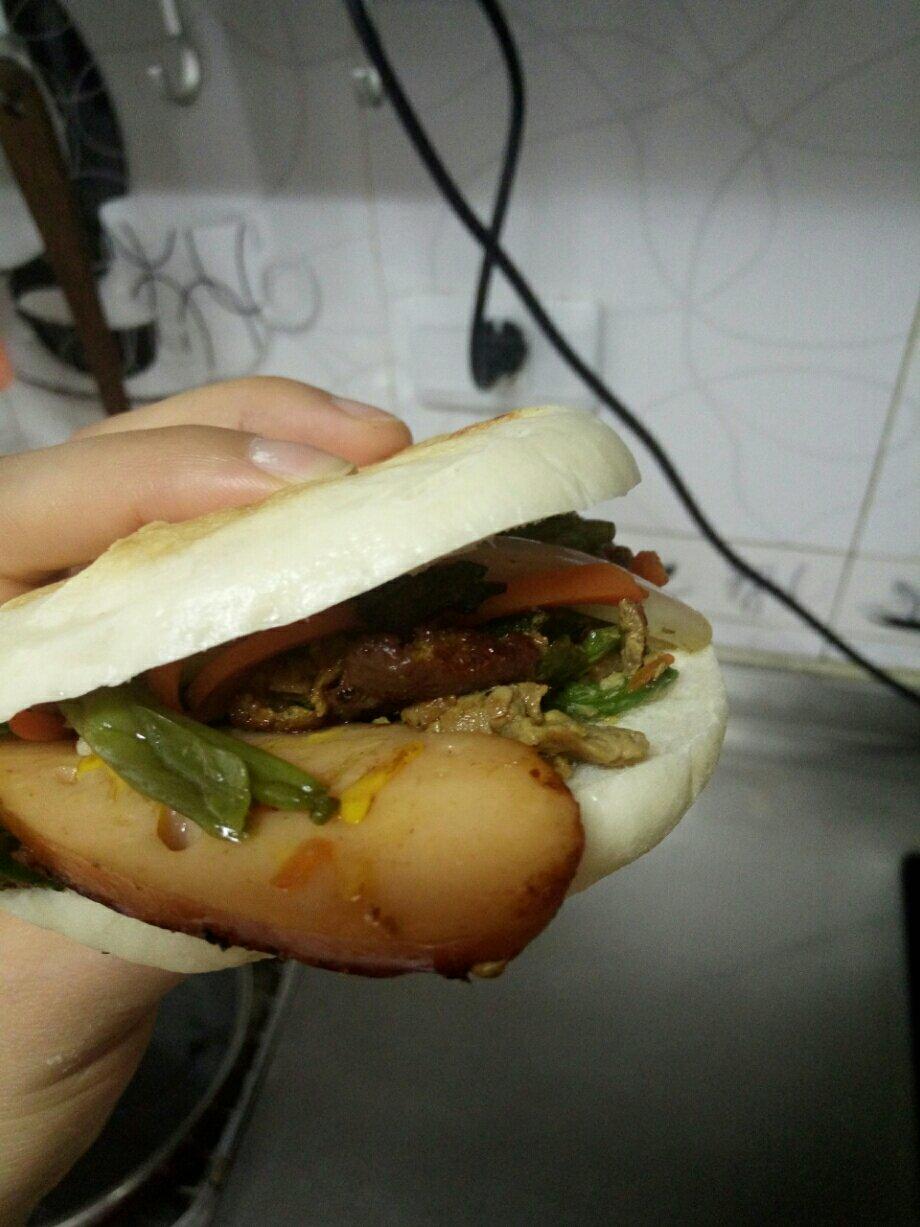 肉夹馍(白吉馍的制作)