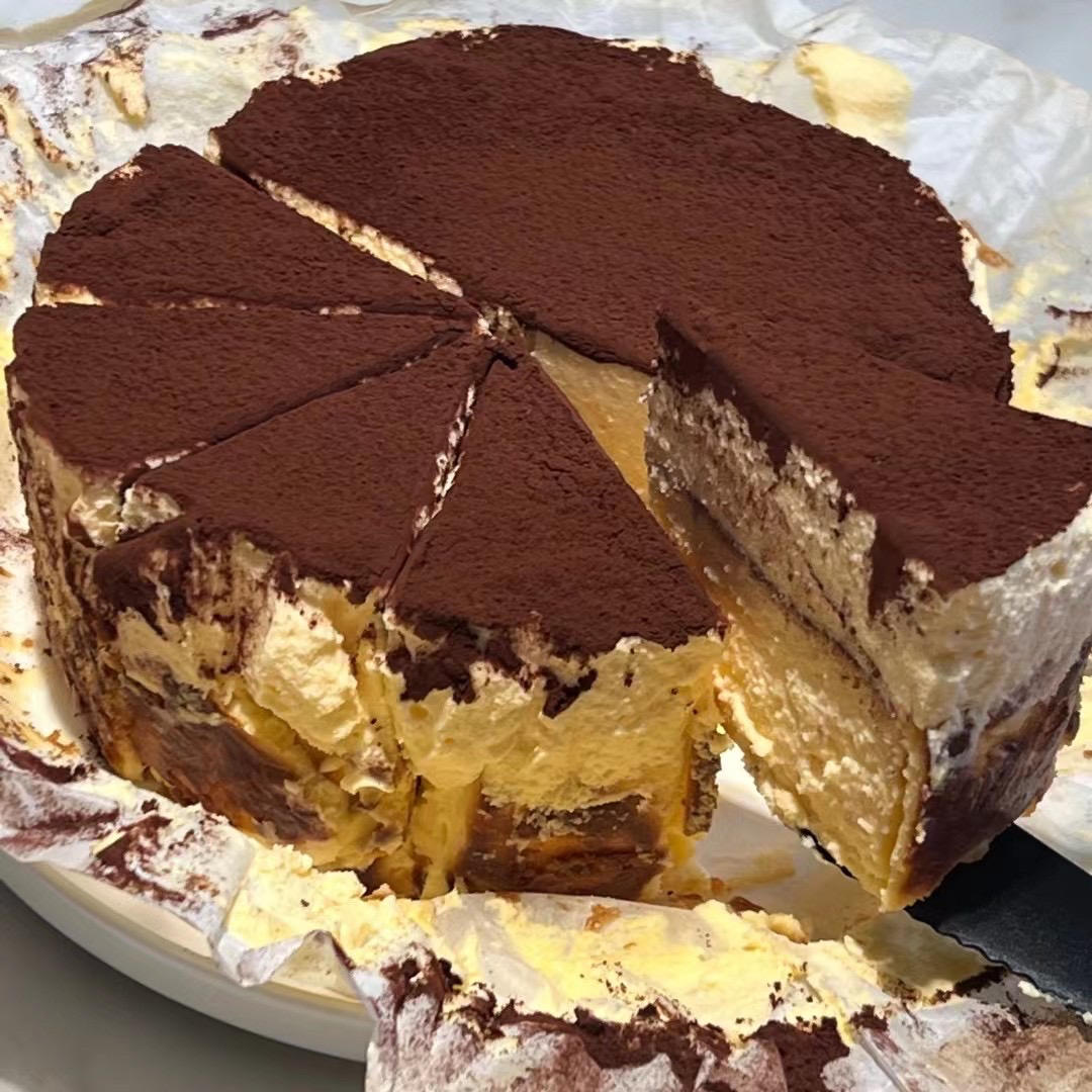 提拉米蘇巴斯克蛋糕|一次成功✔️双重口感🍴
