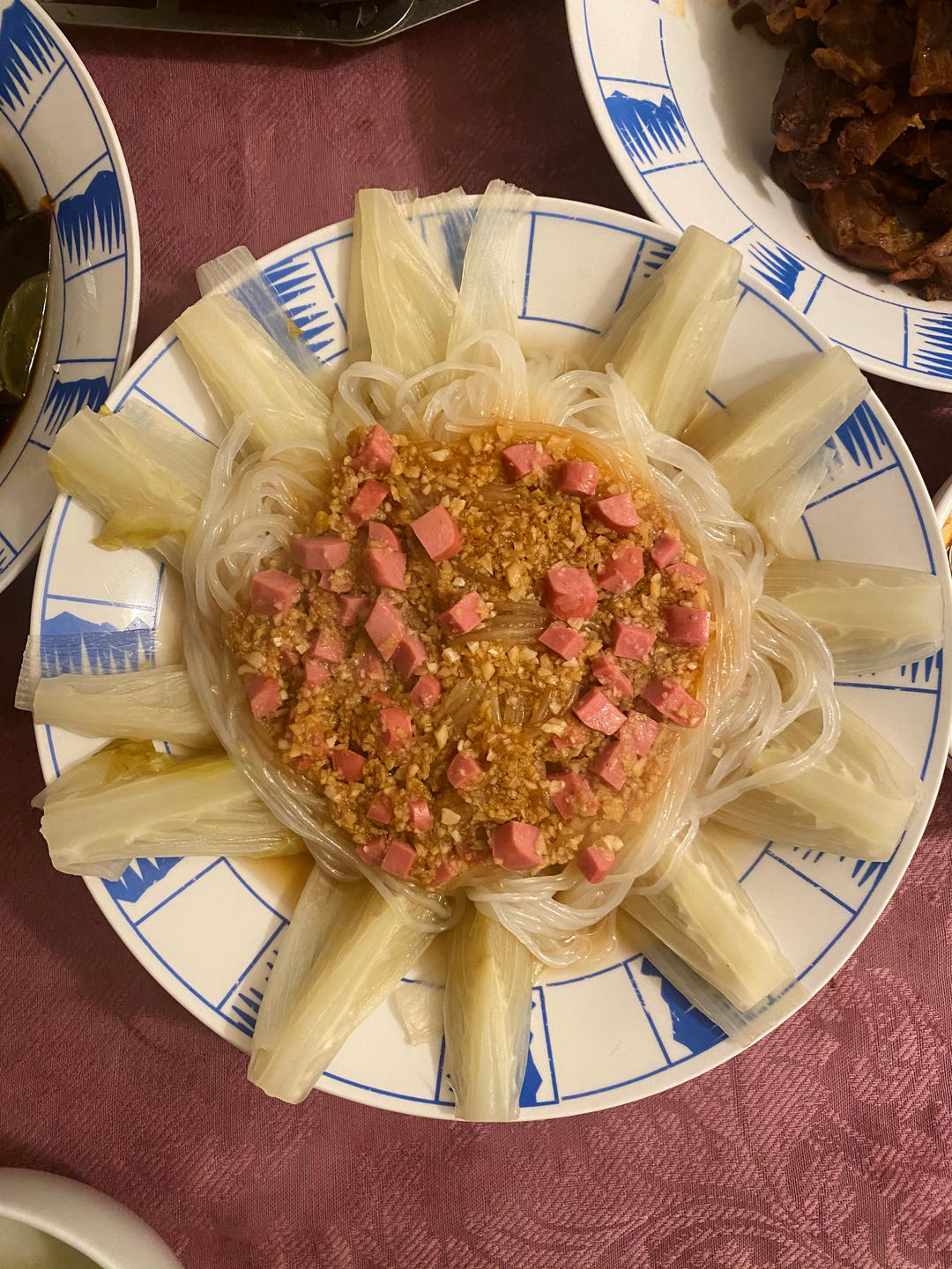 蒜蓉粉丝蒸娃娃菜
