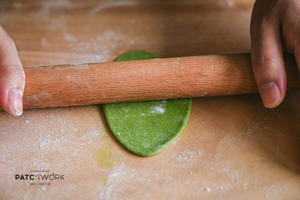 发酵面团-豌豆荚馒头的做法 步骤7