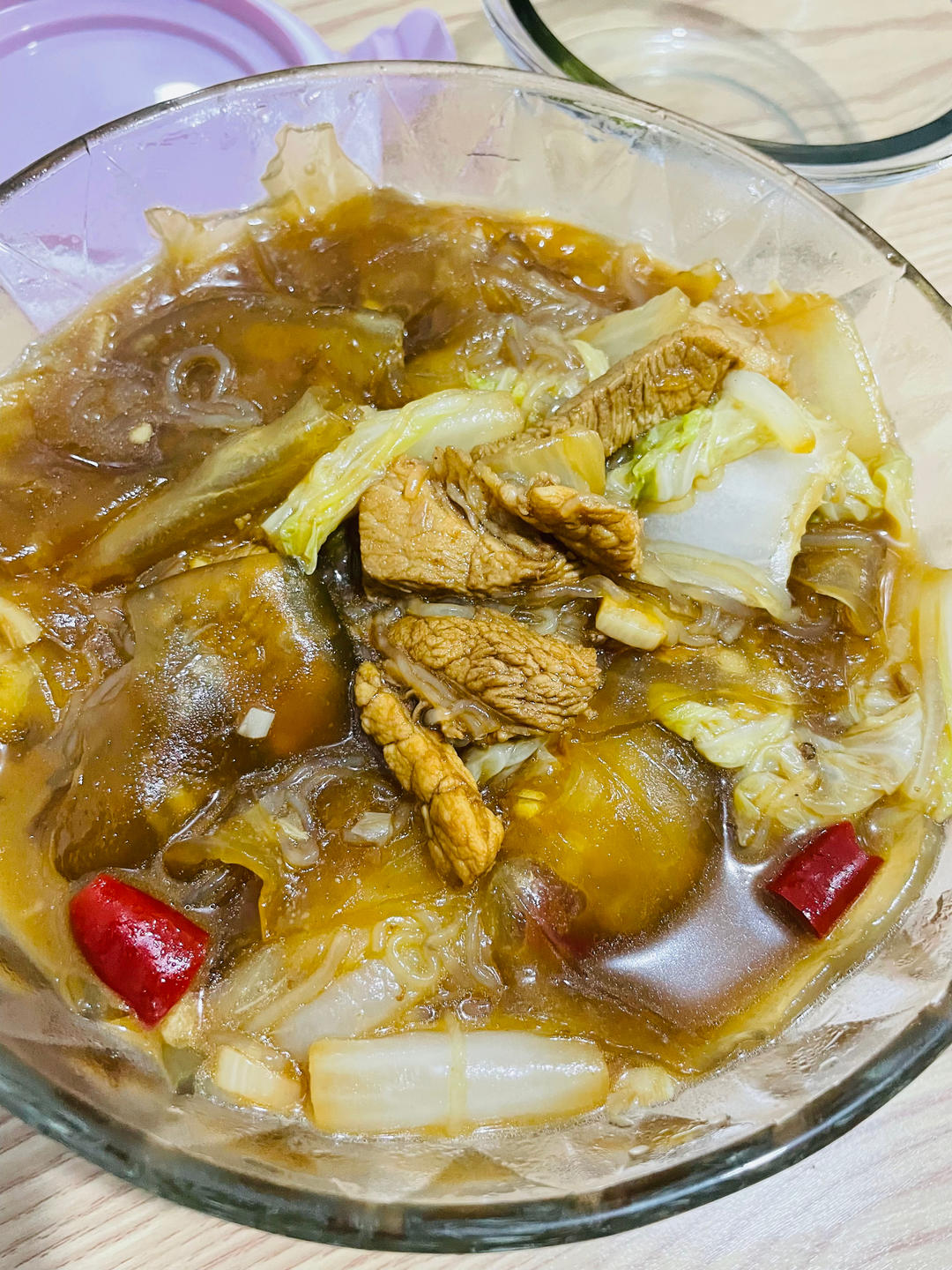 猪肉白菜炖粉条