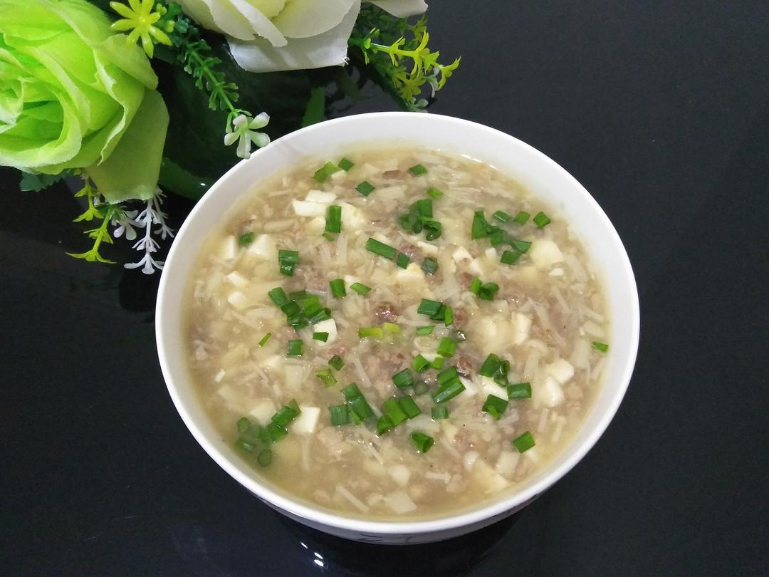 sasha-做的肉末豆腐羹