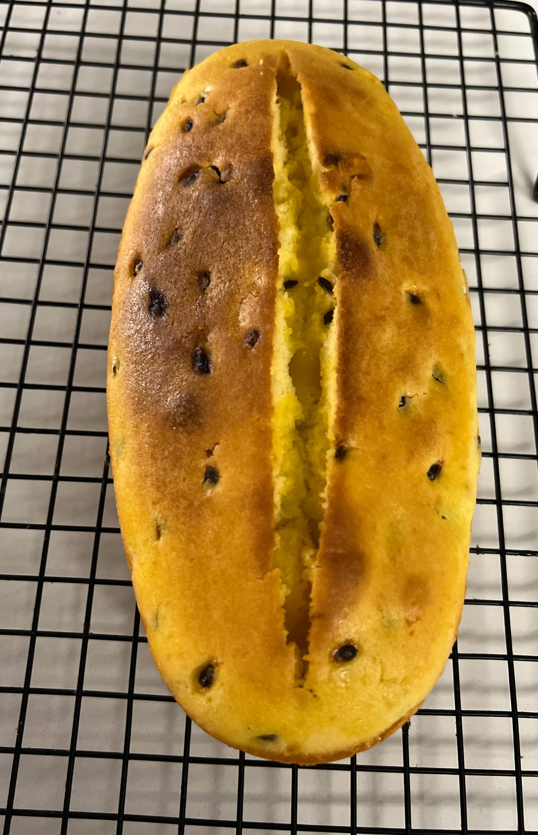 轻盈百香果磅蛋糕