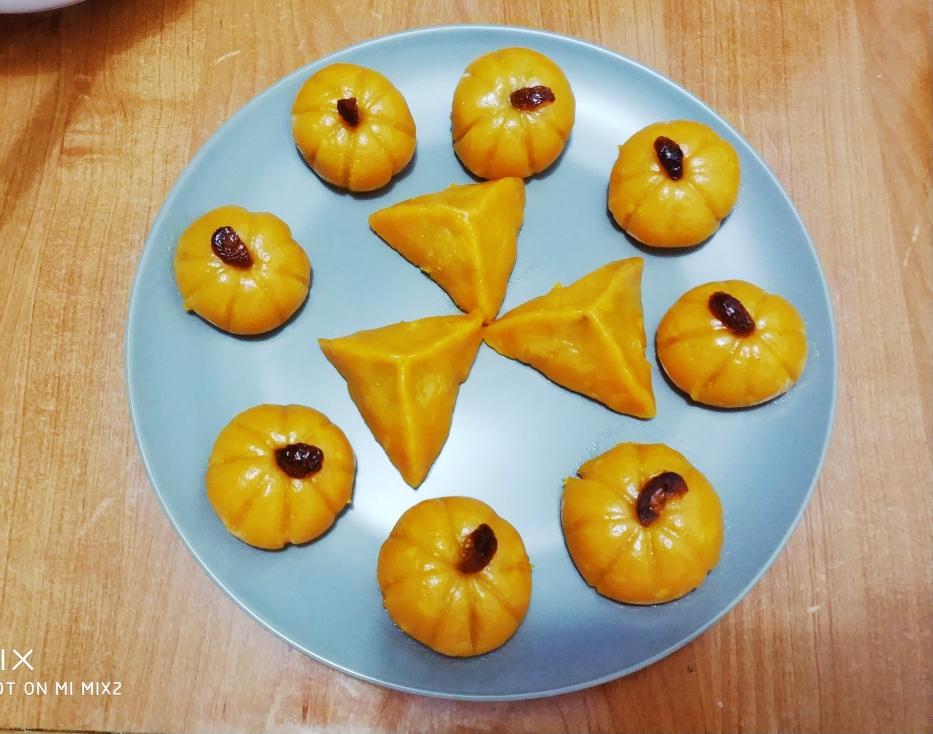 香糯可口的糯米南瓜糕的做法