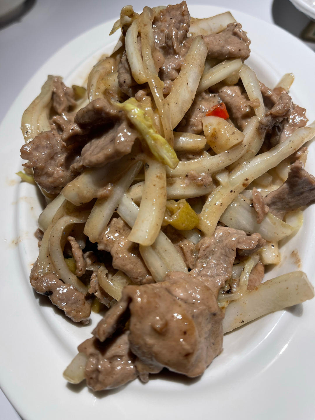下饭神器又来了，试试这道白菜梗炒牛肉！！