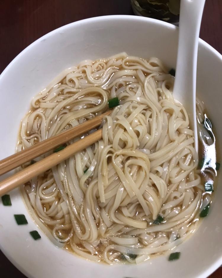 初晴3321做的清汤面