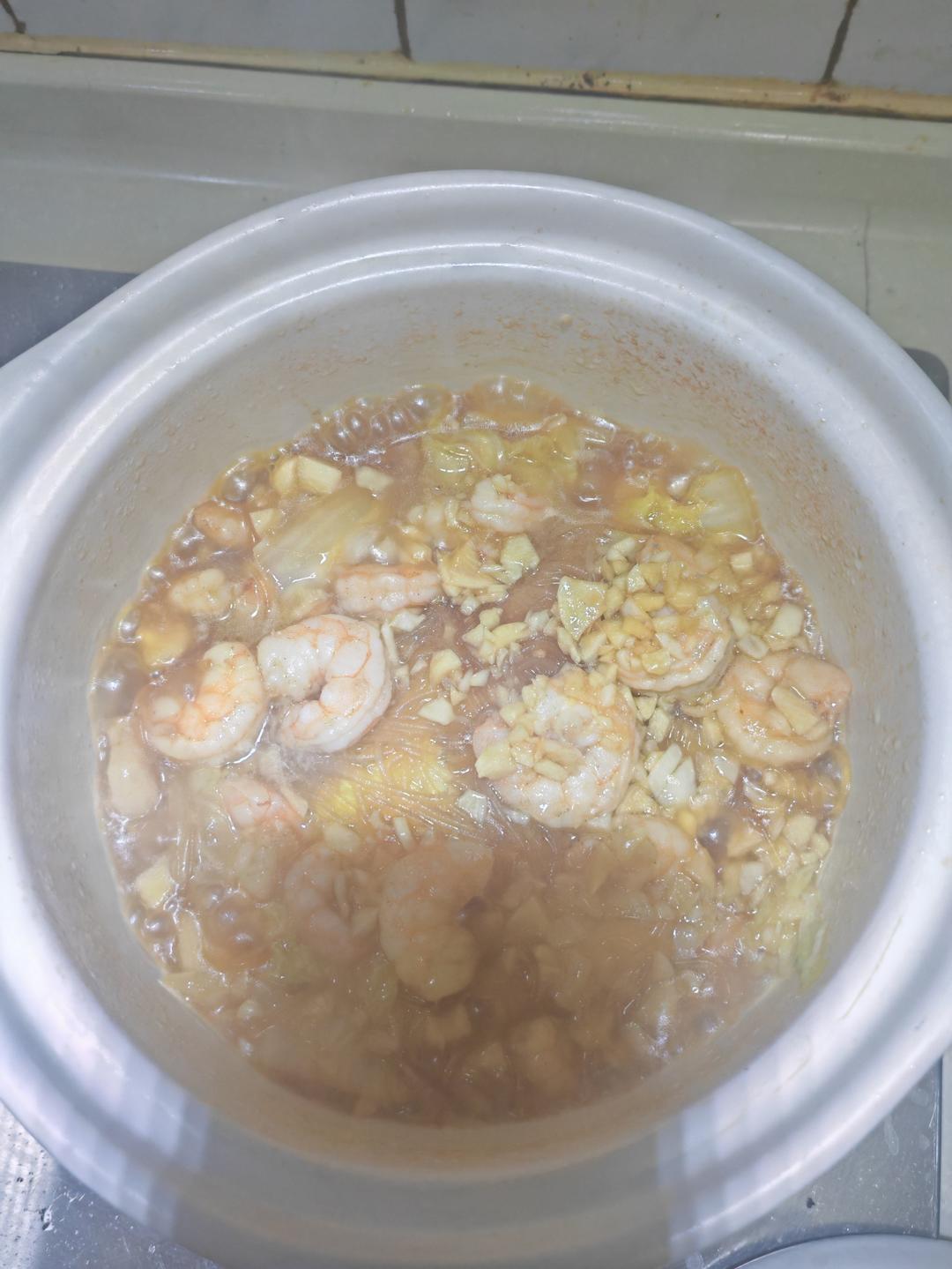 虾仁粉丝煲