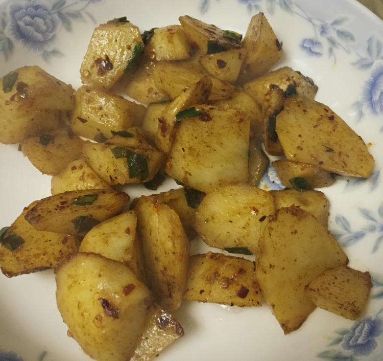 孜然炒土豆（毫无技术含量）