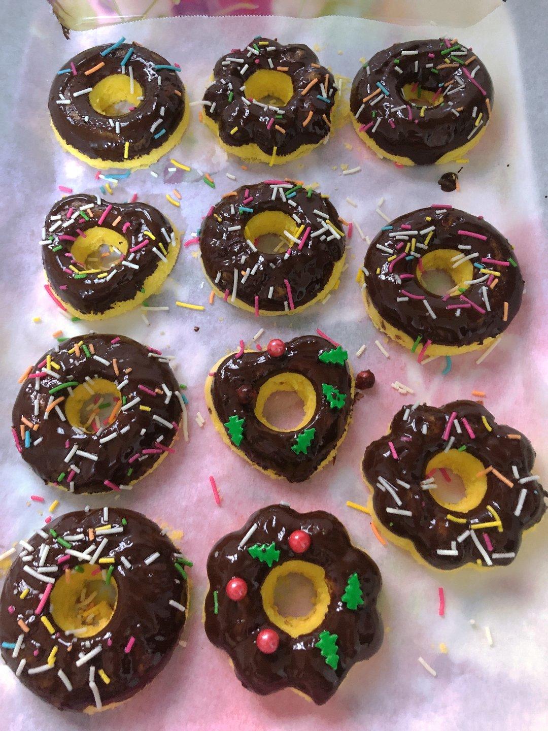 甜甜圈🍩（烤箱版）无泡打粉